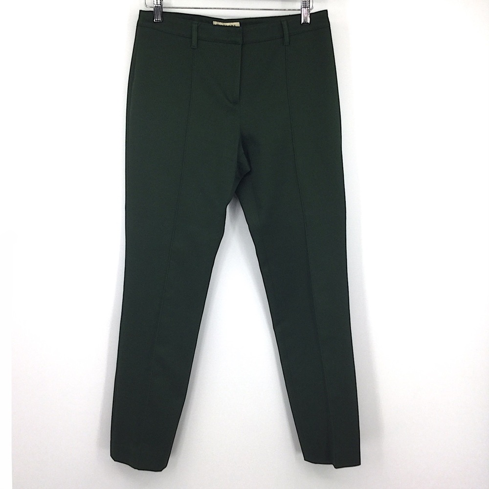 Burberry Green Slim Trouser Pants Size 8